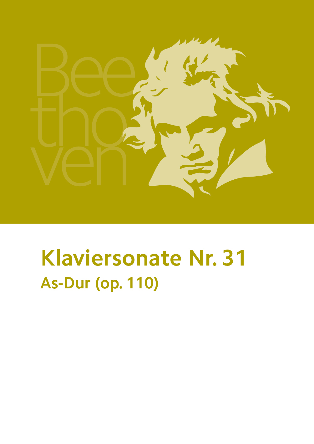 Ludwig van Beethoven, Klaviersonate Nr. 31 As-Dur (op. 110)