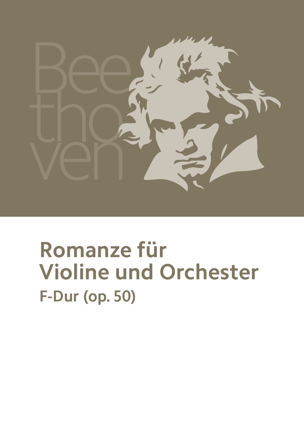 Ludwig van Beethoven, Romanze F-Dur für Violine und Orch. op. 50