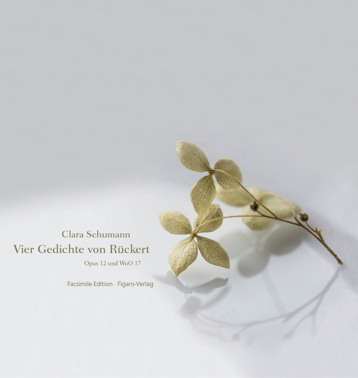 Clara Schumann, Vier Gedichte von Rückert (op. 12 und WoO 17)