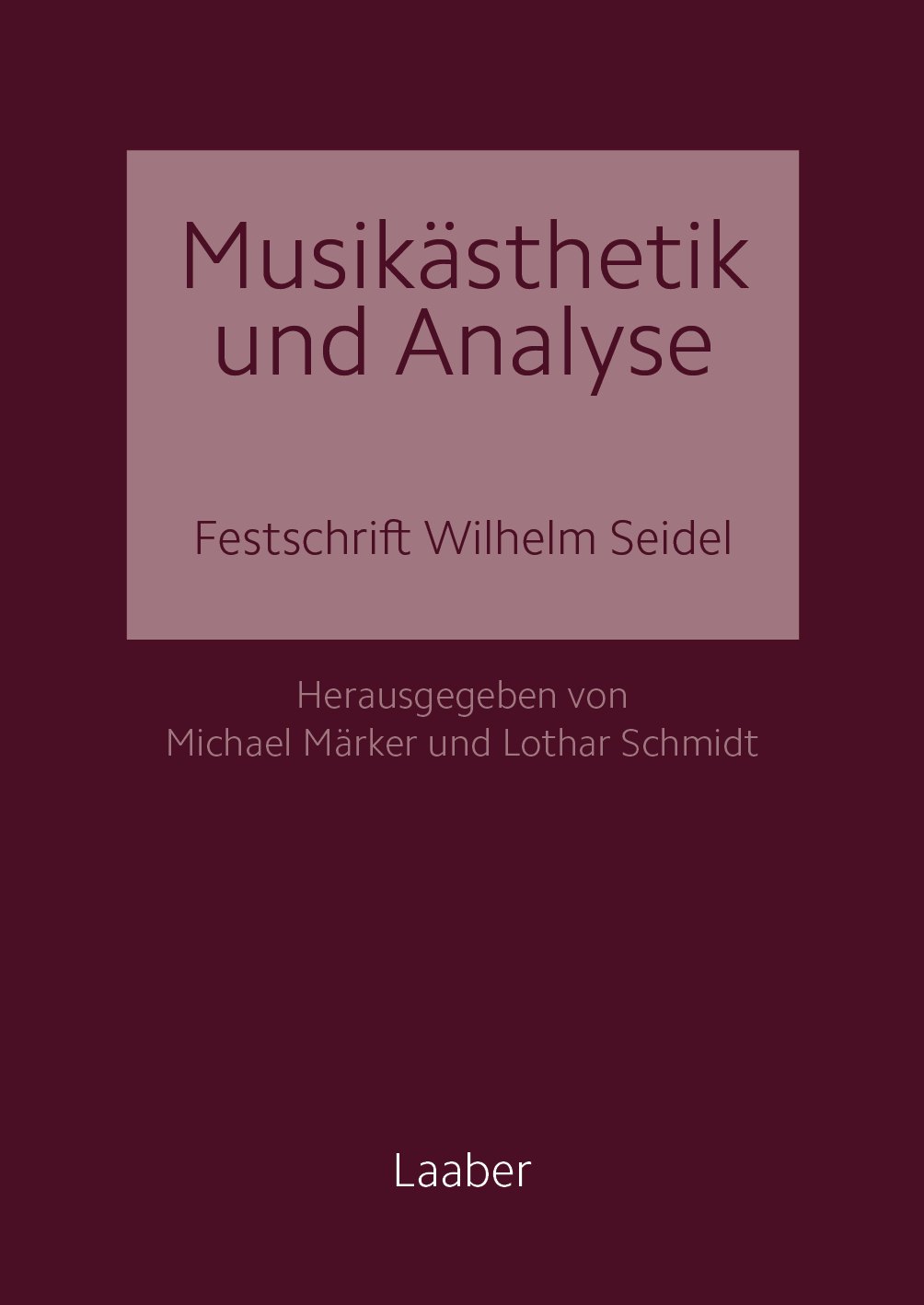 Musikästhetik und Analyse