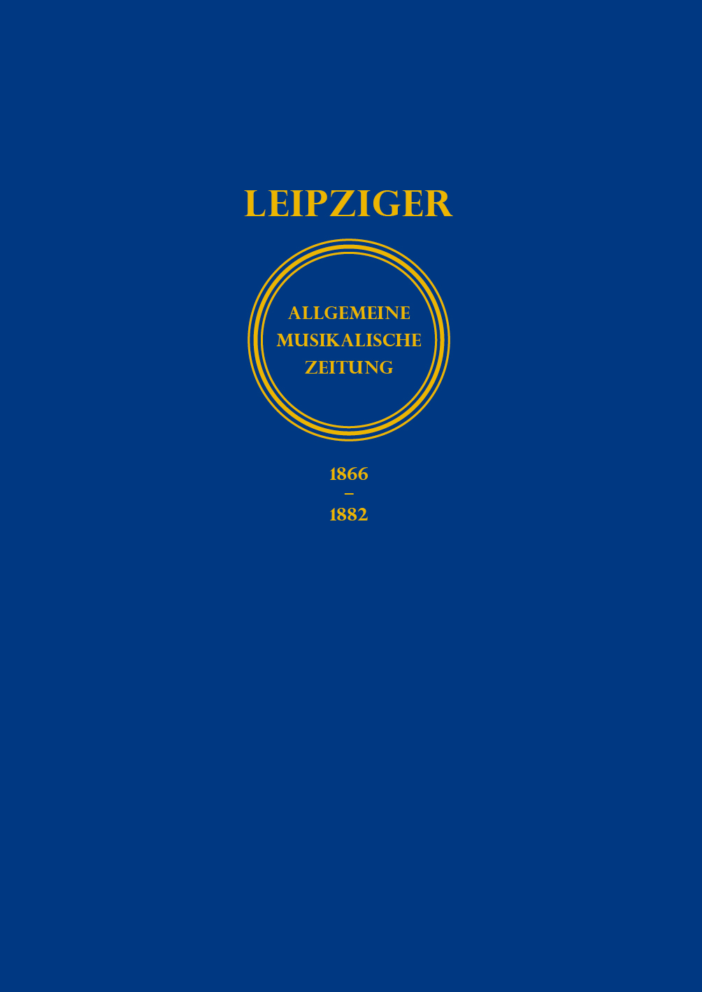 (Leipziger) Allgemeine musikalische Zeitung